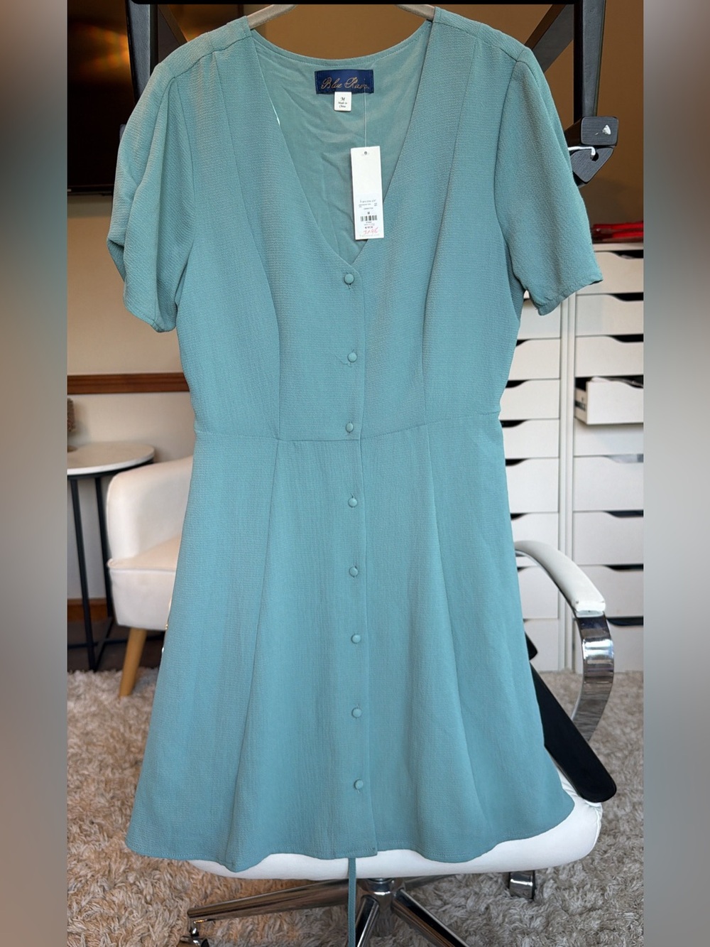 NWT blue Rainn dress